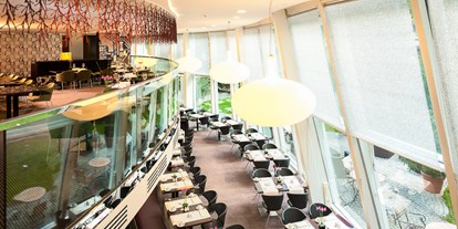 Eventlocations - Zimmerausstattung: Lärmschutzfenster - Deutschland - Restaurant "Symphonie" - Dorint Kongresshotel Mannheim