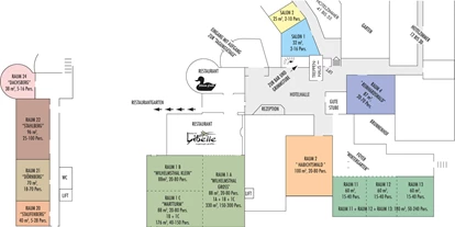 Eventlocations - Hoteleinrichtungen: Wäscheservice - Hessen - Räumeplan für Ihre Veranstaltung - Waldhotel Schäferberg