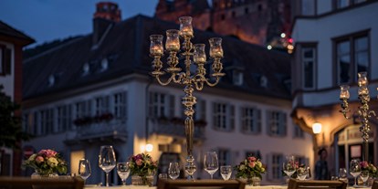 Eventlocations - Location für:: Tagungen & Kongresse - Blick auf das Heidelberger Schloss - Palais Prinz Carl Heidelberg