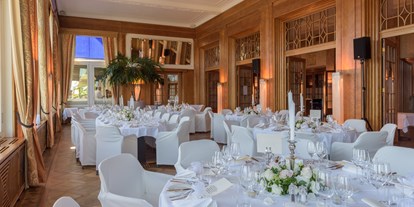 Eventlocations - Tagungstechnik im Haus: WLAN - Scala Restaurant für Bankett - Art Deco Hotel Montana - Bankett und Hochzeits-Location