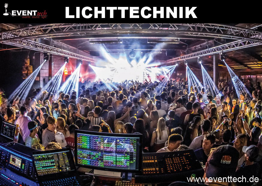 Eventlocation - Lichttechnik - EVENTtech Veranstaltungstechnik