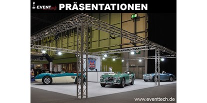 Eventlocations - Videotechnik: Bildschirme größer als 103" - Deutschland - Präsentationen - EVENTtech Veranstaltungstechnik
