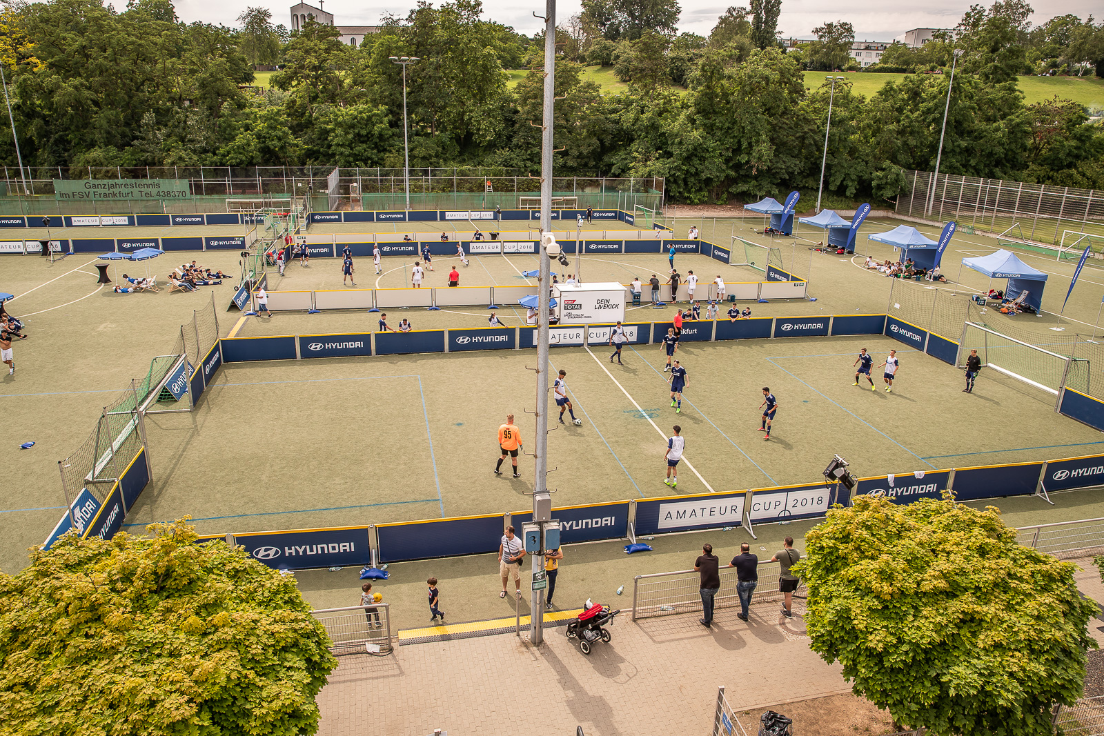 Eventlocation - Bandensysteme für Großveranstaltungen hier z.B. Hyundai Cup Deutschland - NFS Events UG