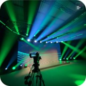 Eventlocation - Blick ins Studio AREA 24/7 - Media Resource Group GmbH & Co KG