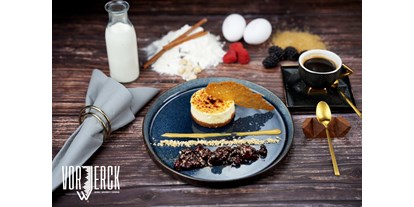 Eventlocations - Oberkrämer - Ein Dessert der Spitzenklasse - der Vorwerck's Cheesecake. - Restaurant Vorwerck
