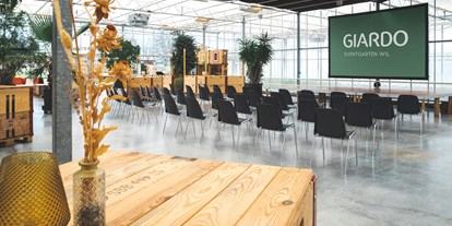 Eventlocations - Locationtyp: Halle bzw. Industrie-Loft - GIARDO Eventgarten Seminar - GIARDO Eventgarten