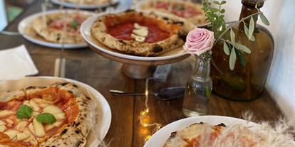 Eventlocations - Art der Veranstaltungen: Firmenpräsentation - Schwäbische Alb - Hochzeitsbuffet Pizzabar - BAPI Bagels,Pizza&more