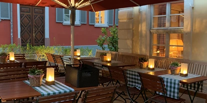 Eventlocations - Location für:: Dinner Event - Heddesheim - Terrasse - Wirtshaus zum Nepomuk & Hotel zur Alten Brücke