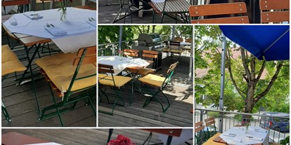 Eventlocations - Tagungstechnik im Haus: Drucker - Unsere überdachte Sonnenterrasse - Hotel "Zur Post" Mengkofen
