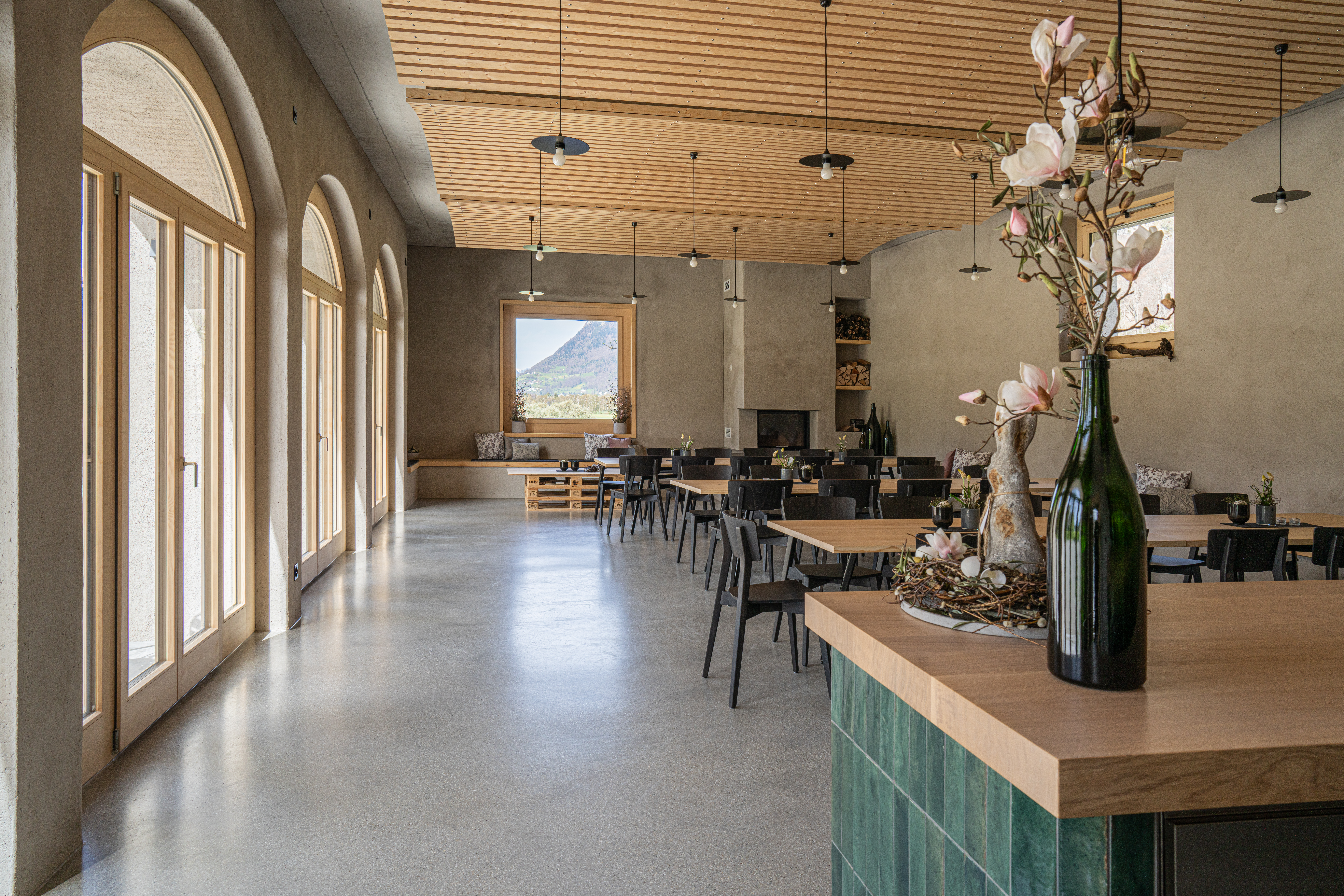 Eventlocations - Chur - Innenansicht Eventraum - Eventlocation auf dem Weingut Marugg