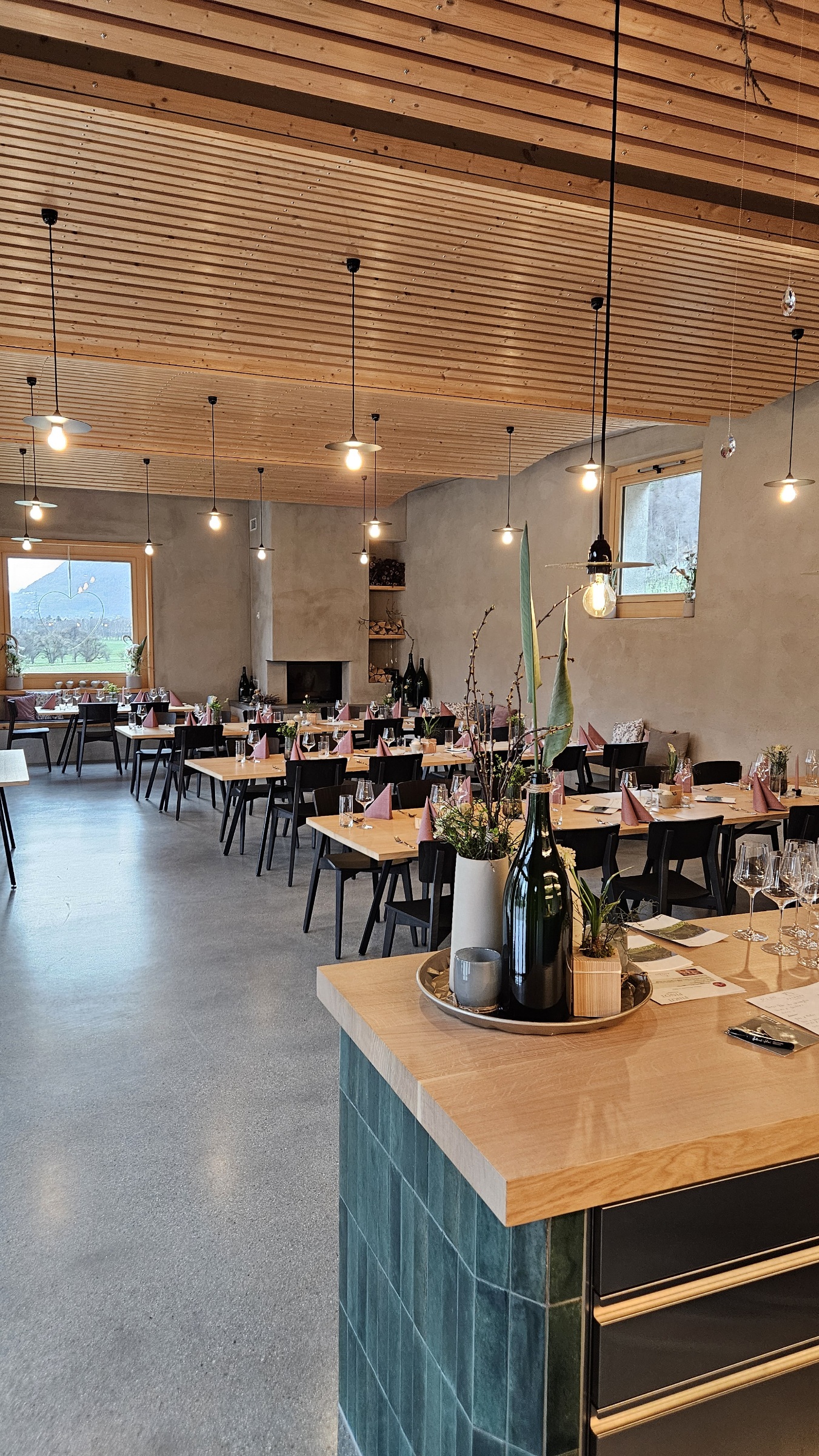 Eventlocations - Chur - Innenansicht Eventraum - Eventlocation auf dem Weingut Marugg