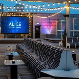 Eventlocation: Alice Rooftop & Garden