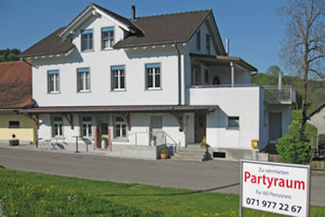 Eventlocations - Zuzwil SG - Partyraum Schurten Thurgau