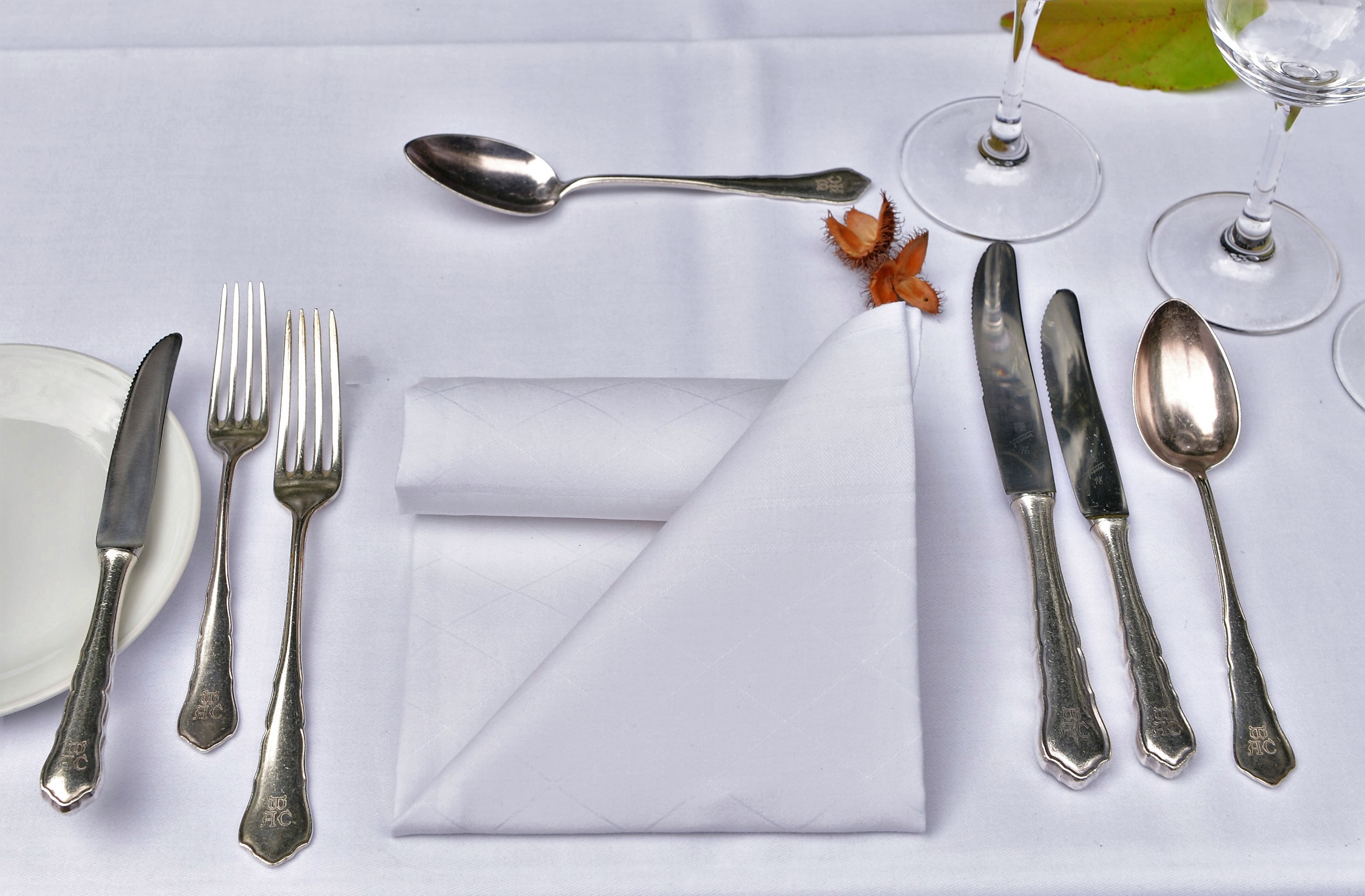 Eventlocation: Besteck mit WAC Emblem - Württembergischer Automobilclub 1899 e.V.