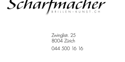 Eventlocations - Rüschlikon - Scharfmacher Brillen Galerie Café Bar