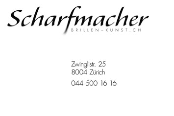 Eventlocation: Scharfmacher Brillen Galerie Café Bar