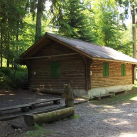 Eventlocation: Waldhütte  im Bergwald