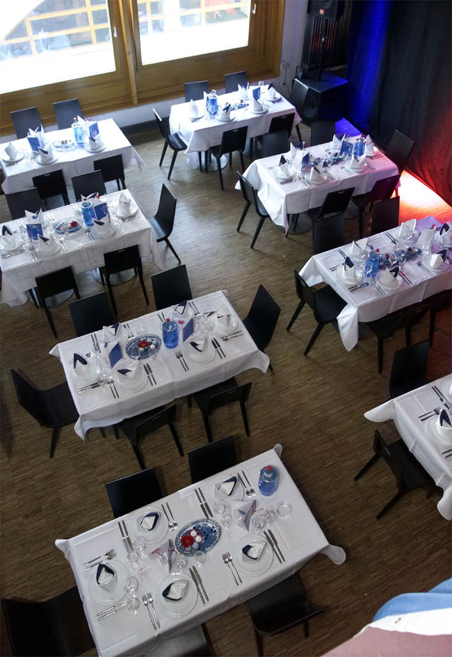 Eventlocations - Hessen - Saal eingedeckt - Romanfabrik