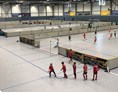veranstaltungstechnik mieten: Bandensysteme für Hallenturnier hier z.B. Bundesligaturnier in Leipzig - NFS Events UG