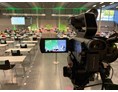 veranstaltungstechnik mieten: Hybride Konferenz in der Olympiahalle - EV-Technik Veranstaltungstechik