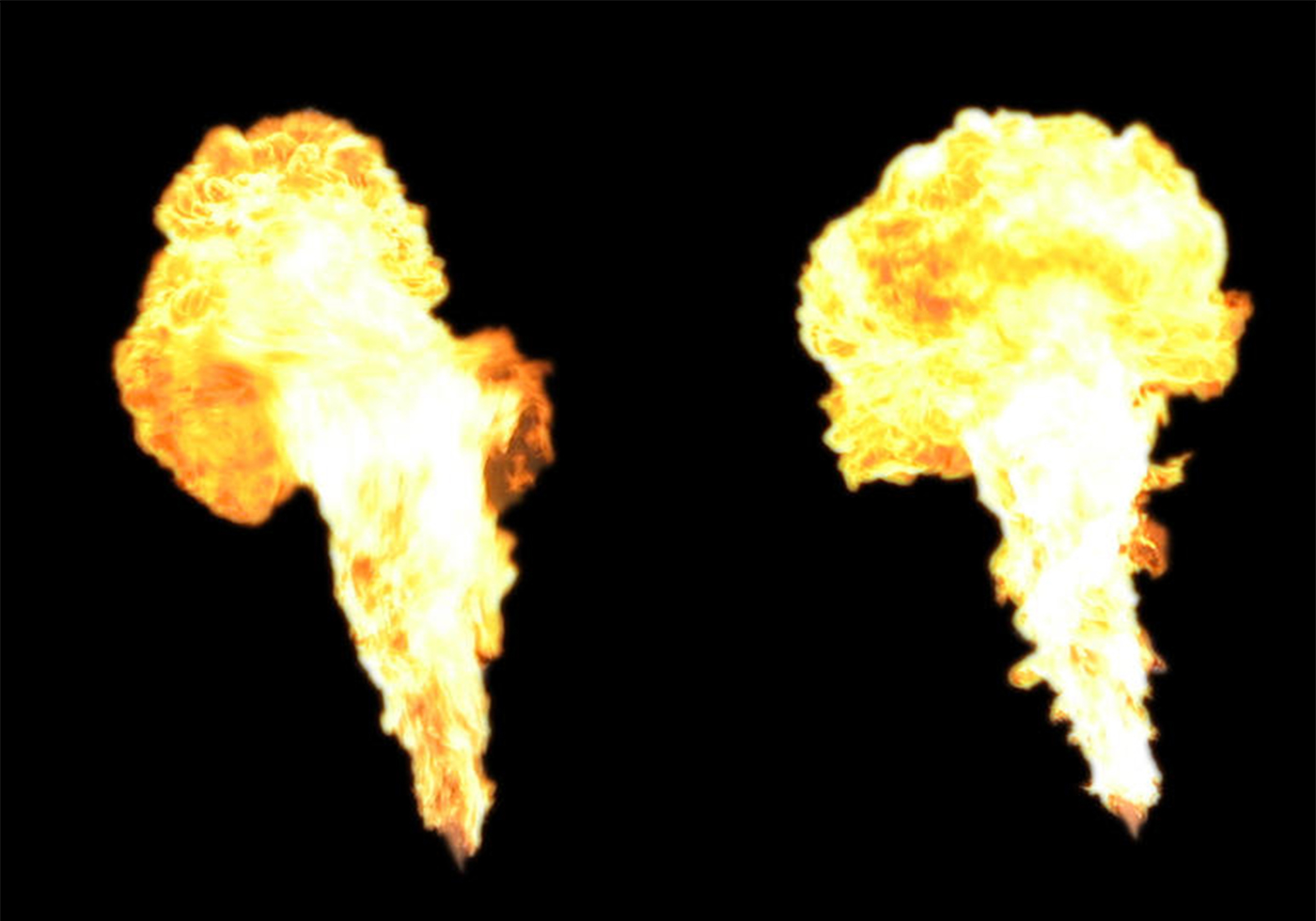 veranstaltungstechnik mieten: Hier geht's heiß her! Unsere Flammenprojektoren / Flame Jets mieten unsere Kunden für Events, Konzerte und Open Airs! - LSD Ton- & Lichtverleih